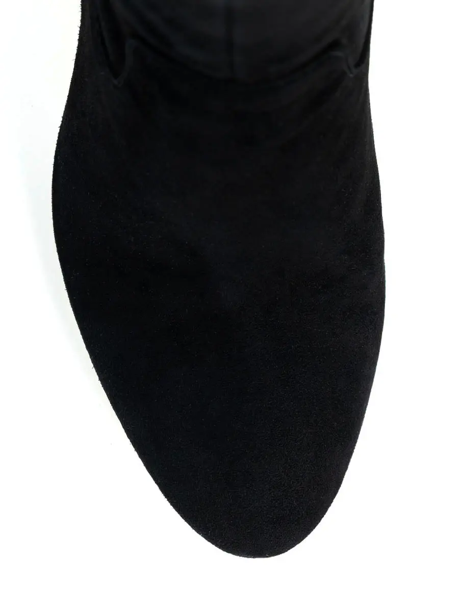 Сапоги замшевые