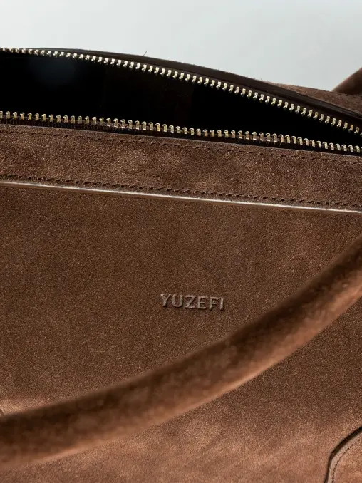 Сумка замшевая Brioche Duffle YUZEFI