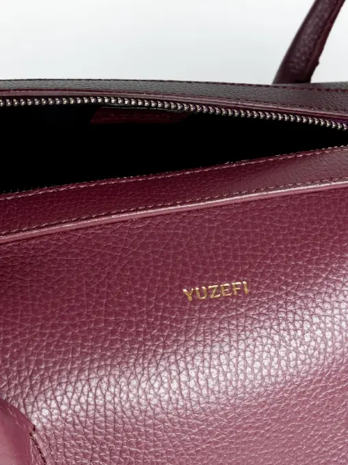 Сумка кожаная Brioche Duffle YUZEFI