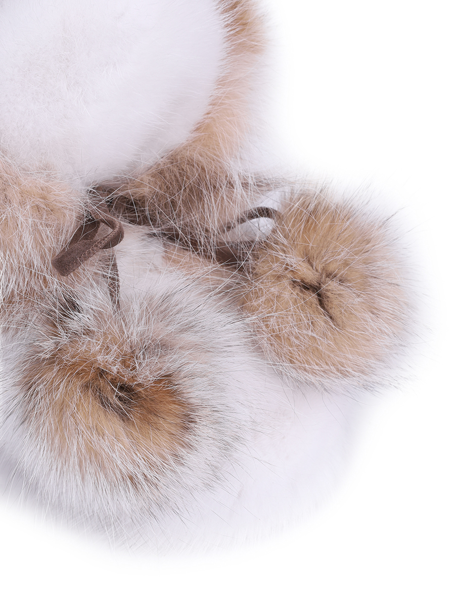 Пинетки замшевые с мехом