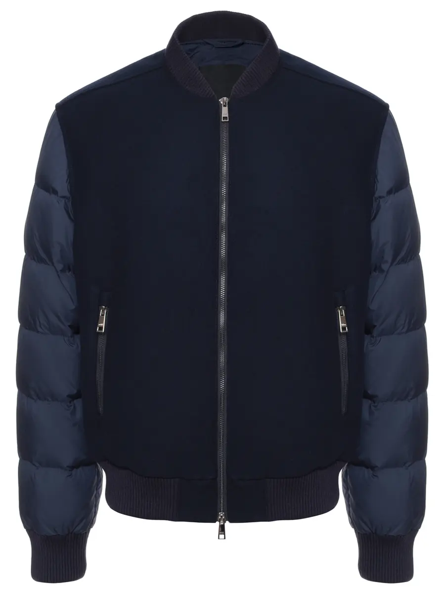 Бомбер комбинированный