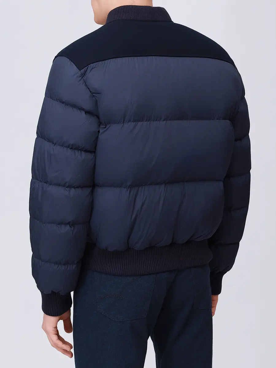 Бомбер комбинированный