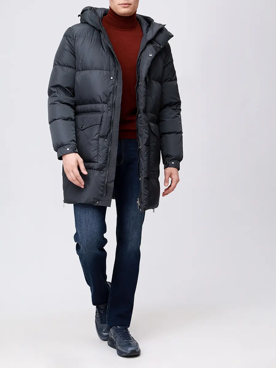 Пуховик стеганый