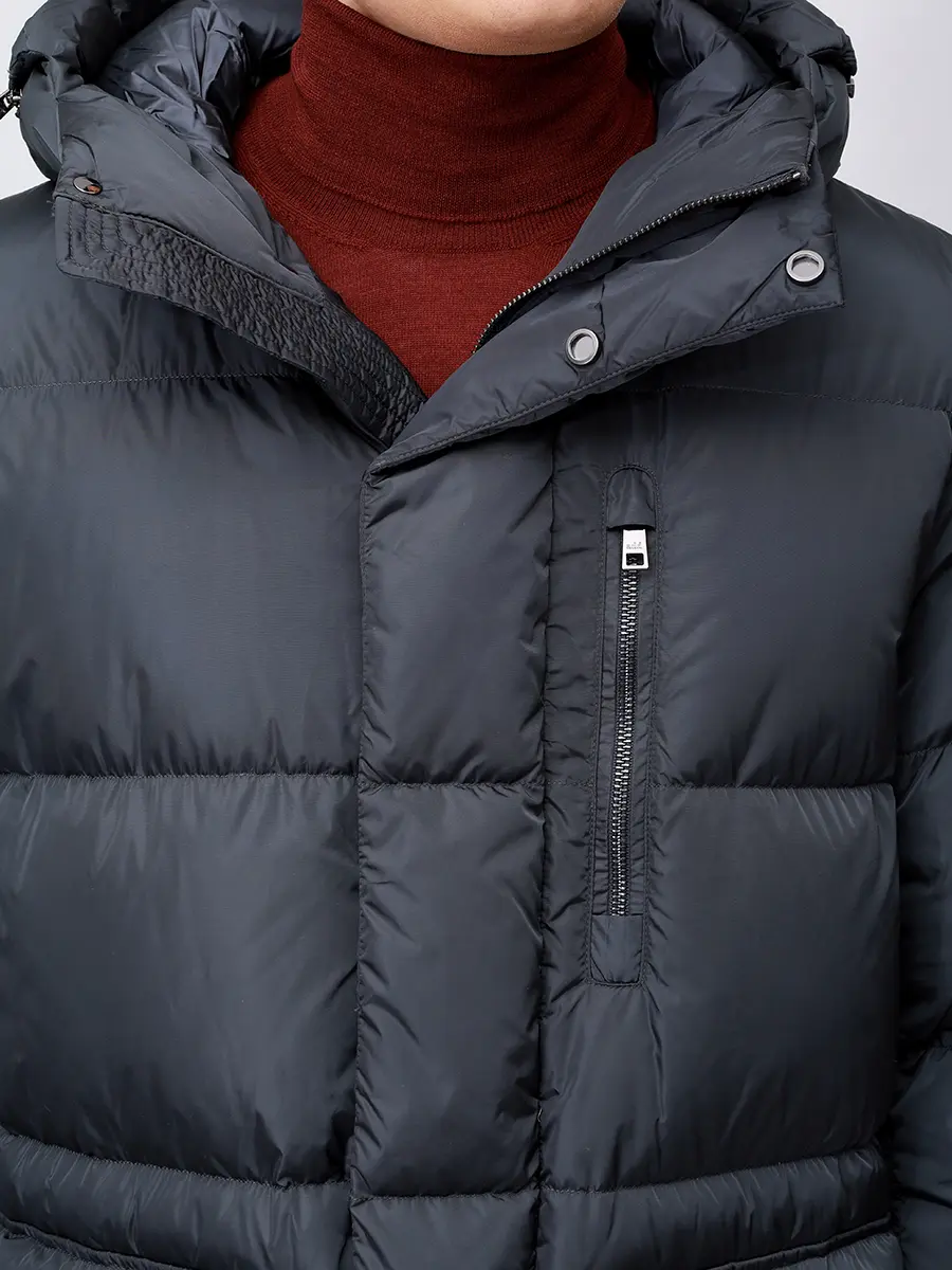 Пуховик стеганый