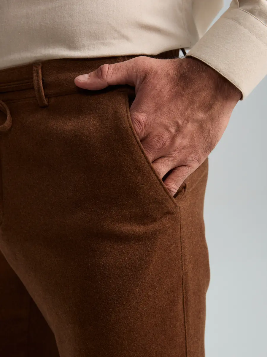 Брюки шерстяные