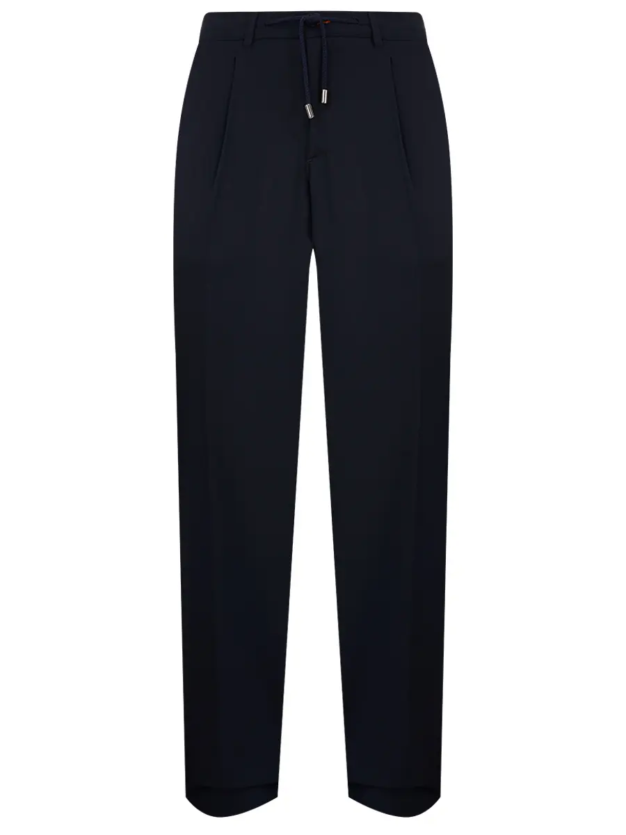 Брюки однотонные