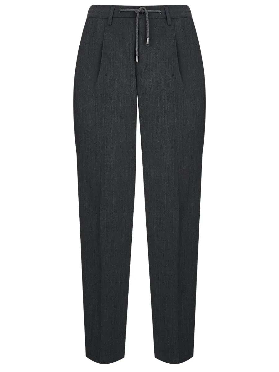 Брюки однотонные