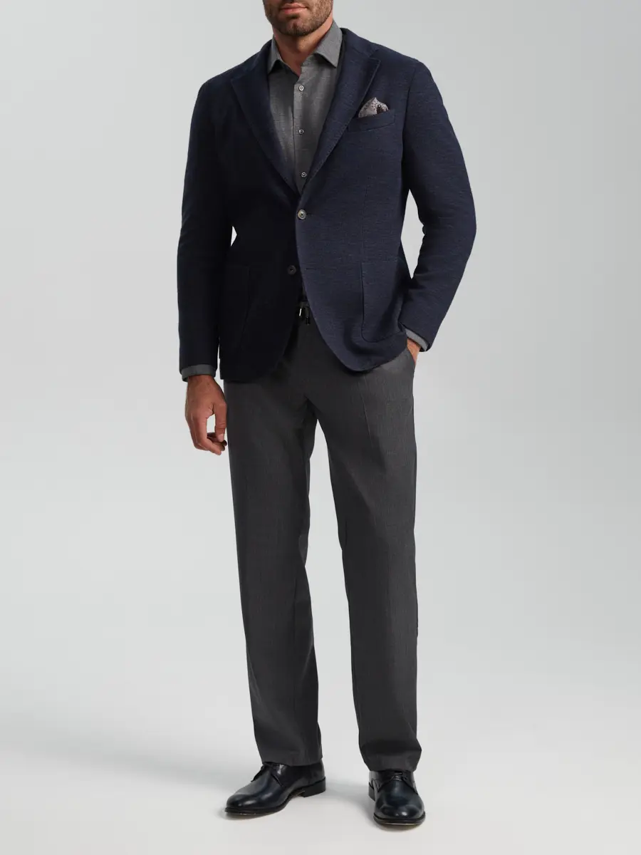 Брюки однотонные