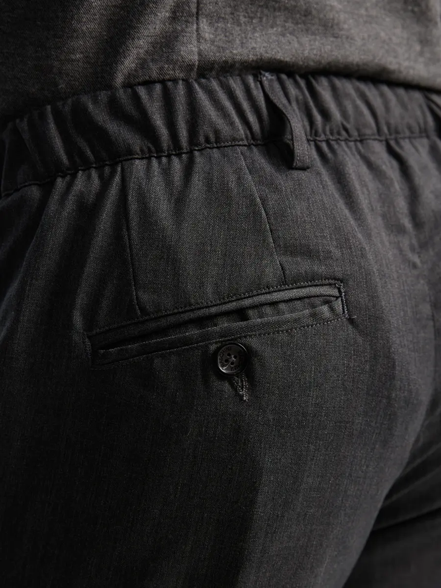 Брюки однотонные