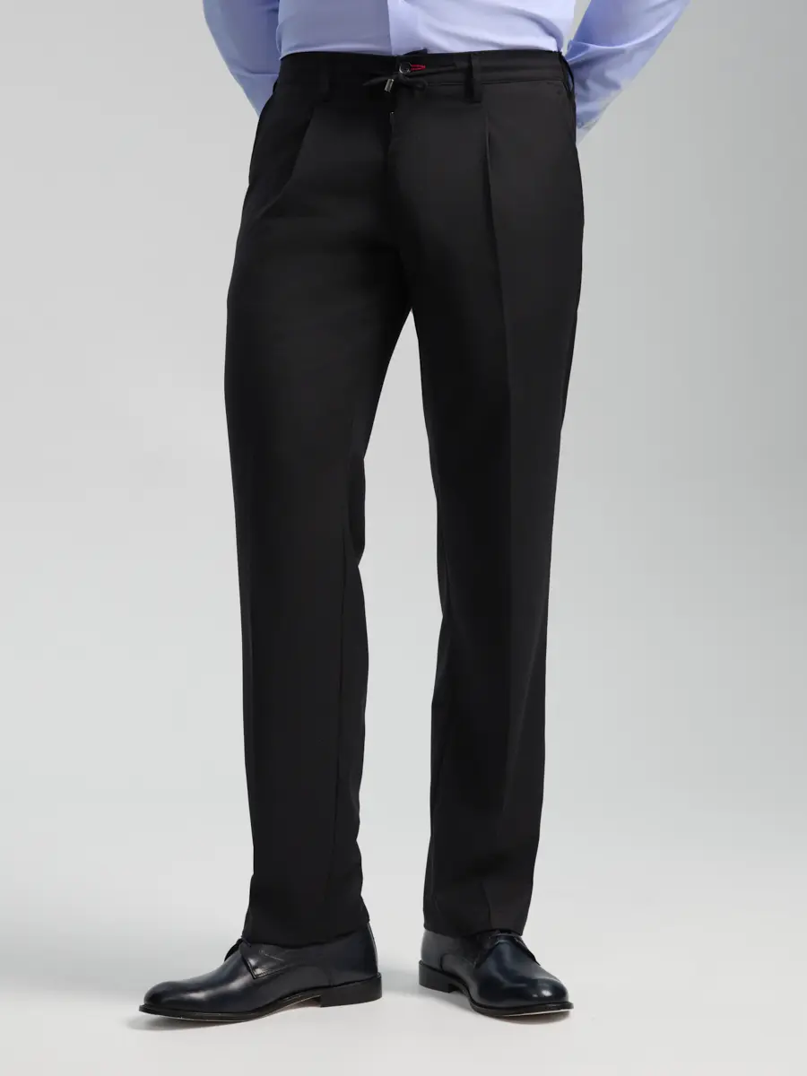 Брюки однотонные