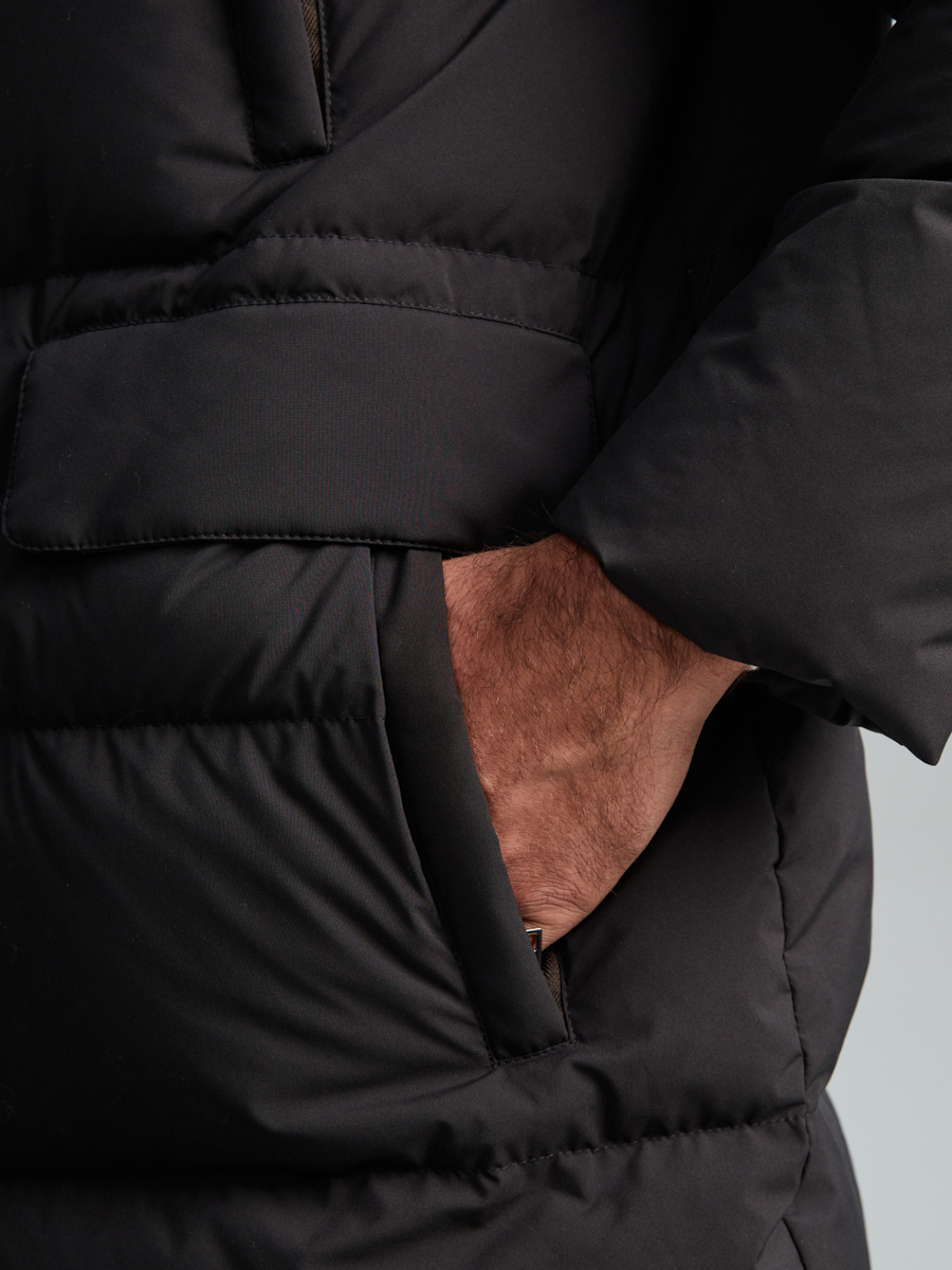 Пуховик стеганый