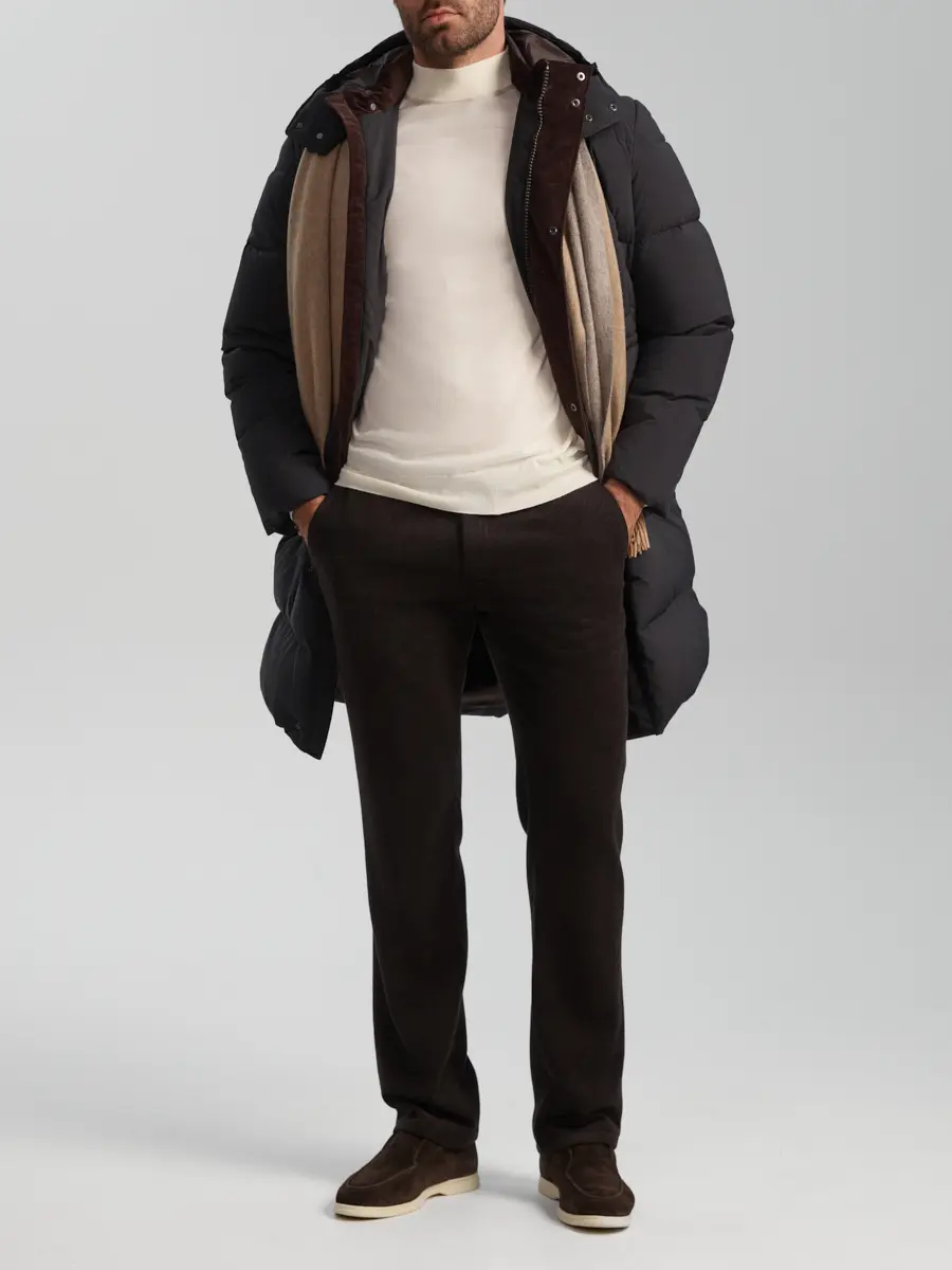 Пуховик стеганый