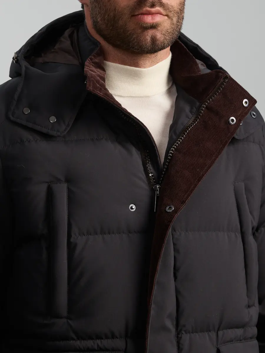 Пуховик стеганый