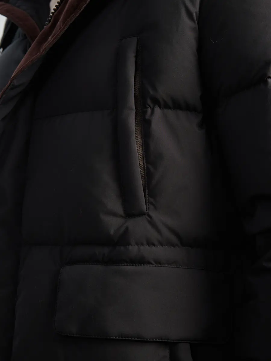 Пуховик стеганый