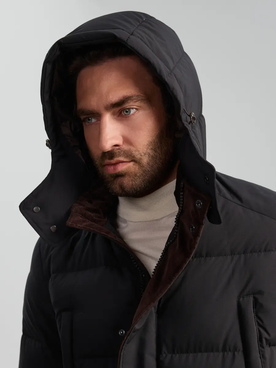 Пуховик стеганый