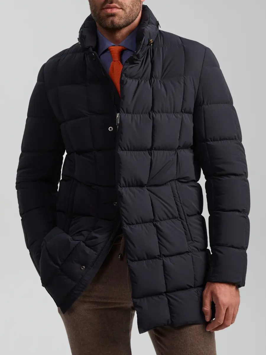 Пуховик стеганый