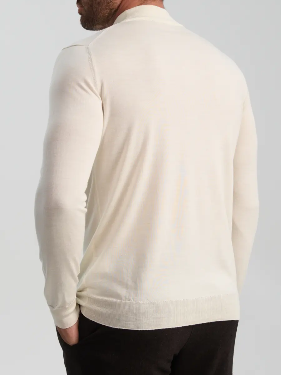 Джемпер из шерсти и шелка