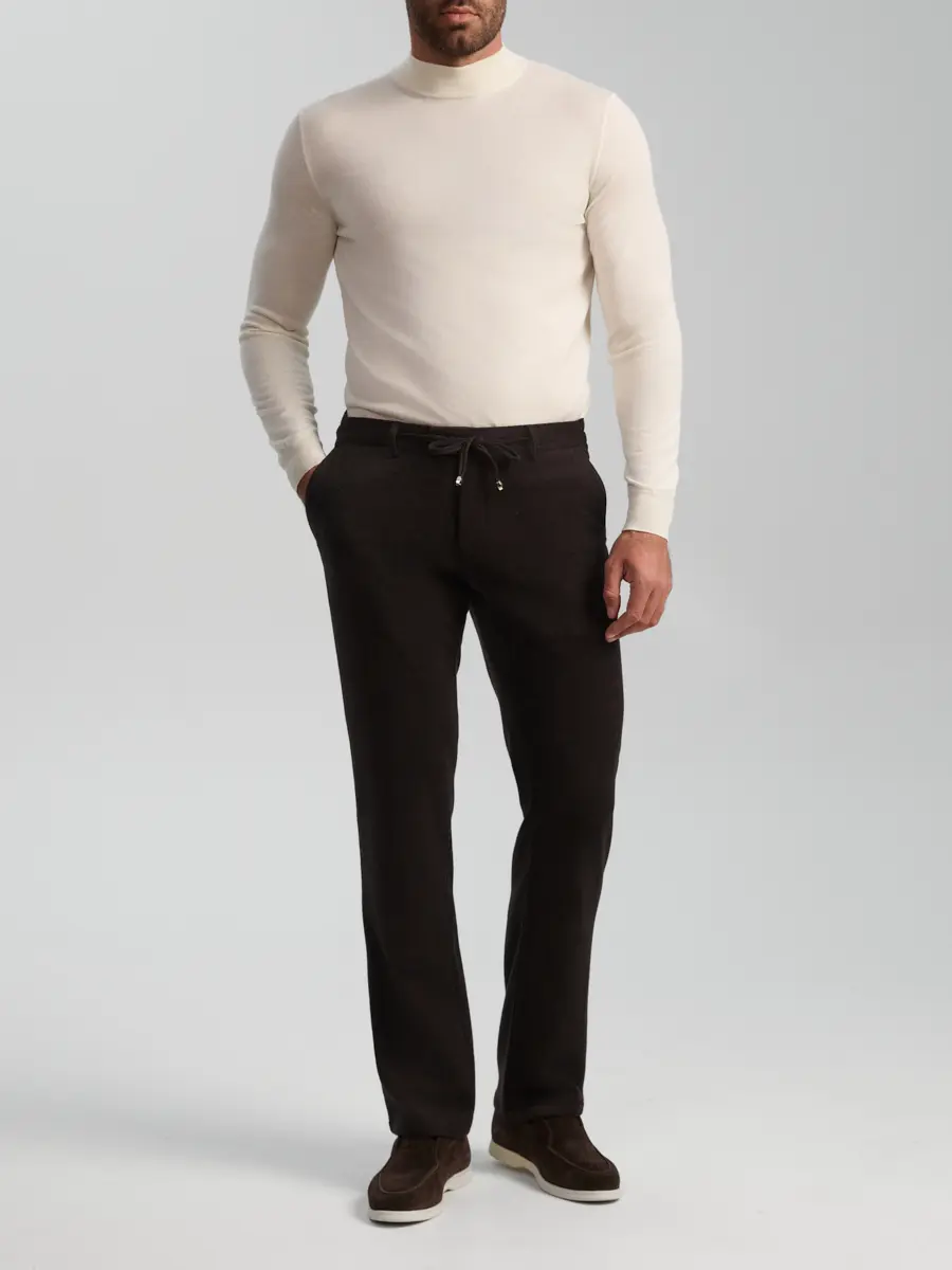 Джемпер из шерсти и шелка