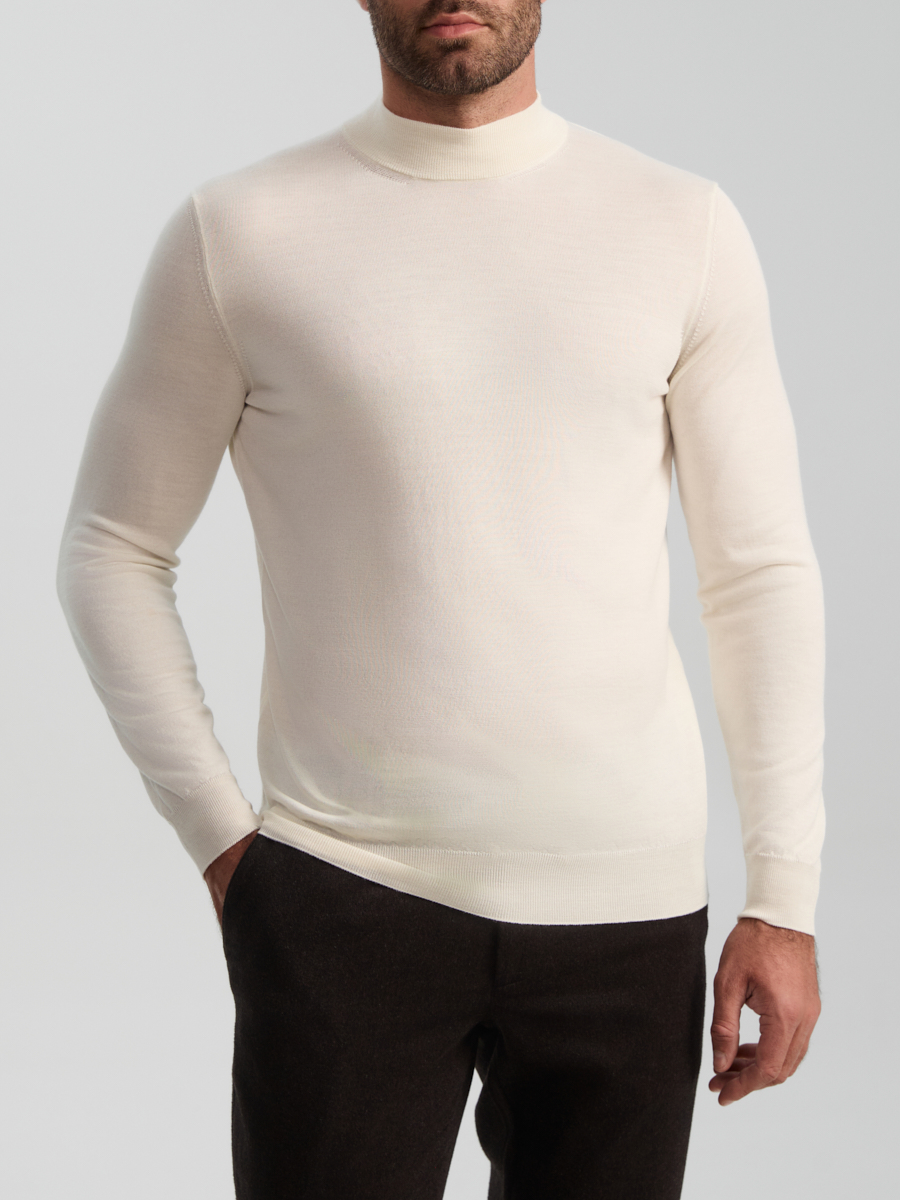 Джемпер из шерсти и шелка