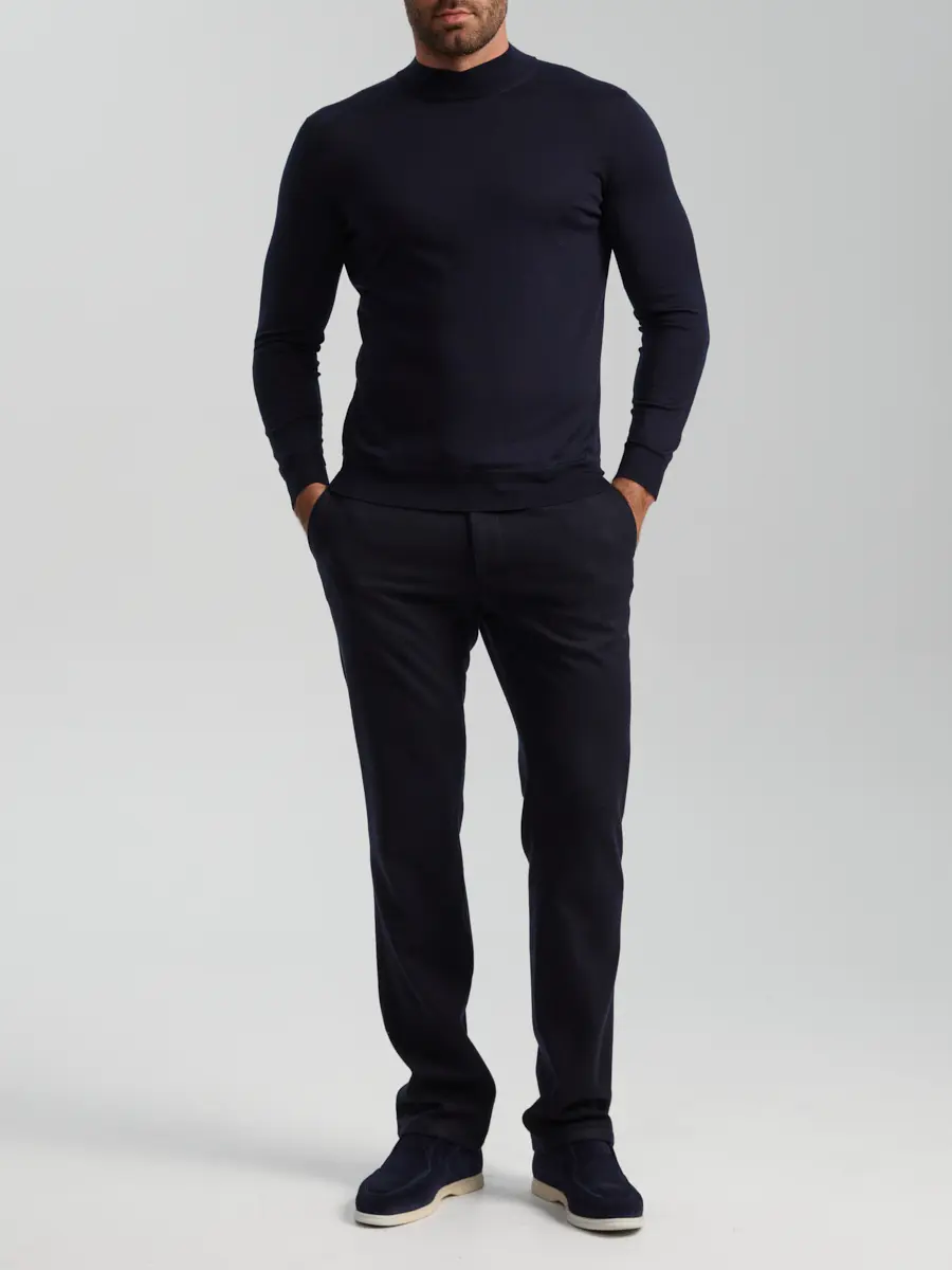 Джемпер из шерсти и шелка