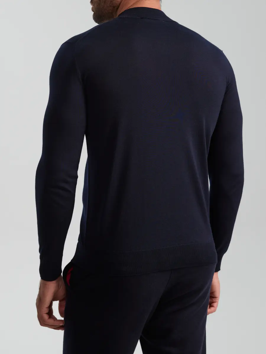 Джемпер из шерсти и шелка