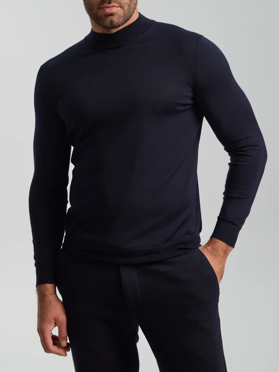 Джемпер из шерсти и шелка