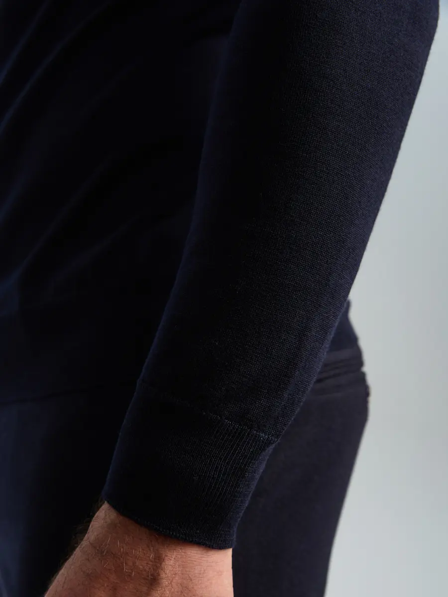 Джемпер из шерсти и шелка