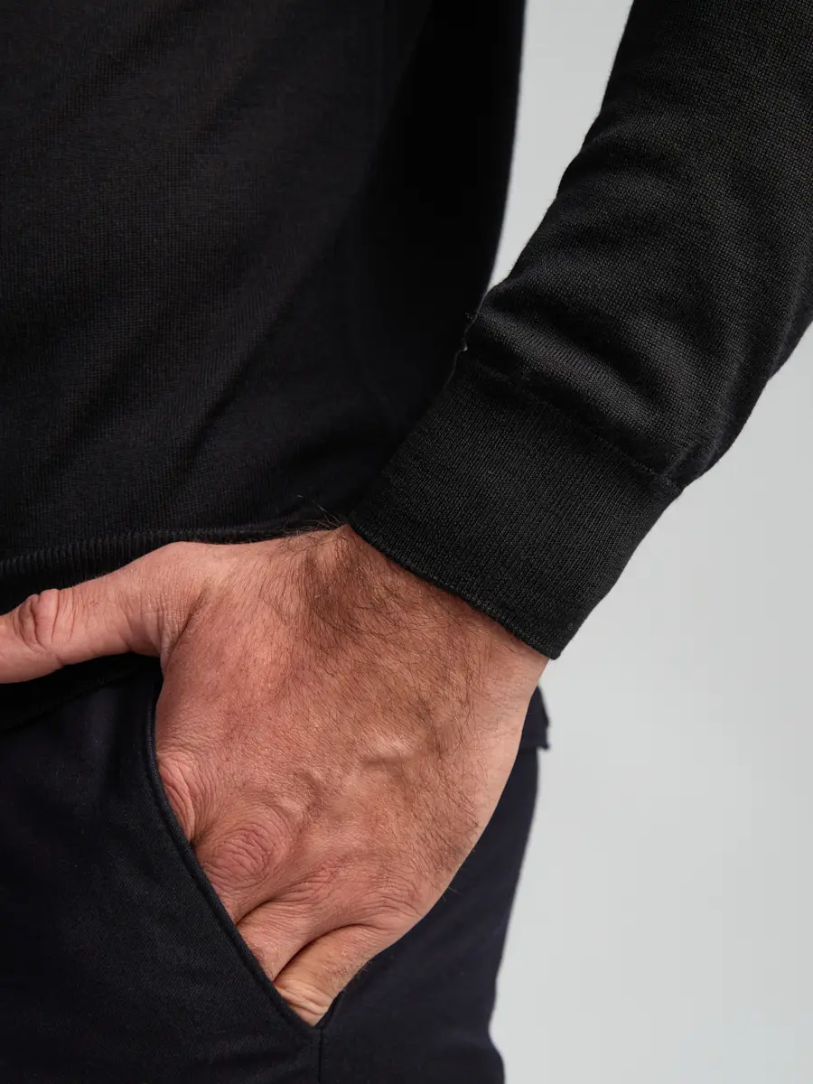 Джемпер из шерсти и шелка