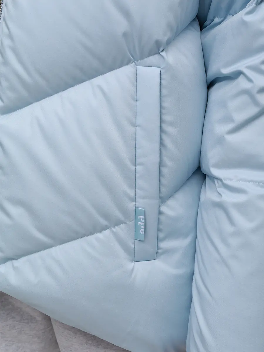 Пуховик стеганый