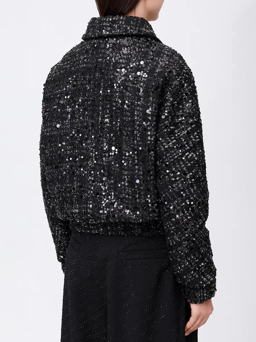 Куртка с пайетками