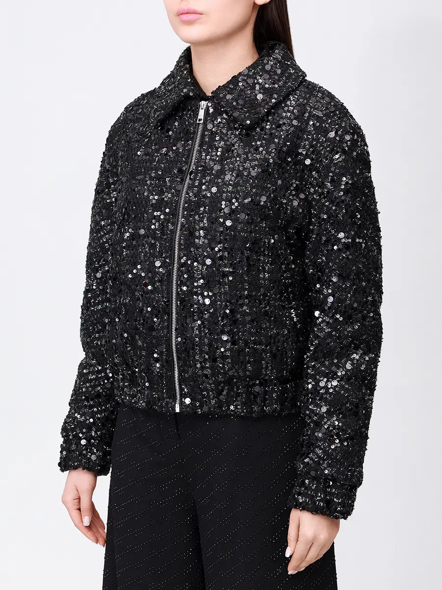 Куртка с пайетками