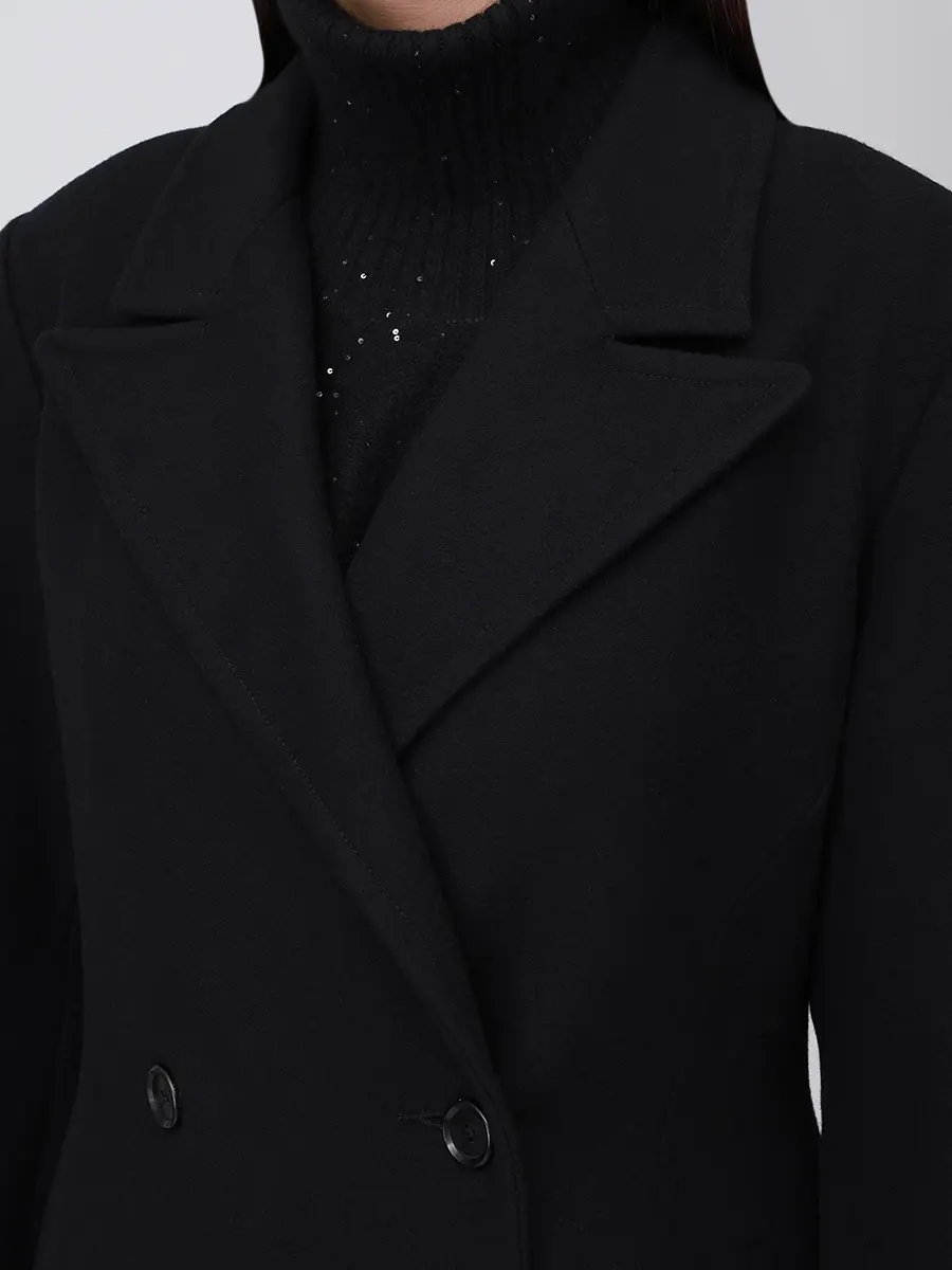 Пальто шерстяное