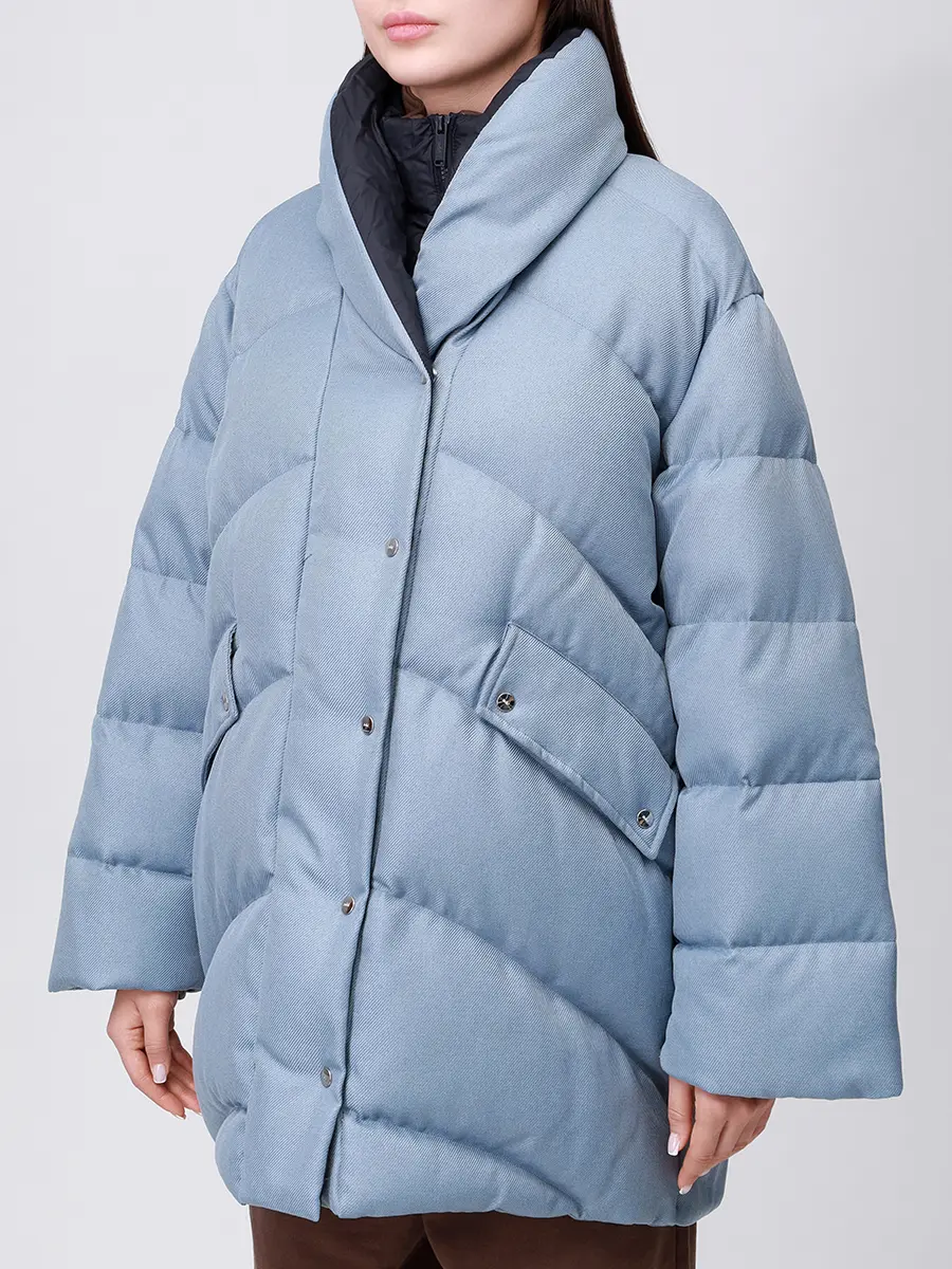 Пуховик стеганый