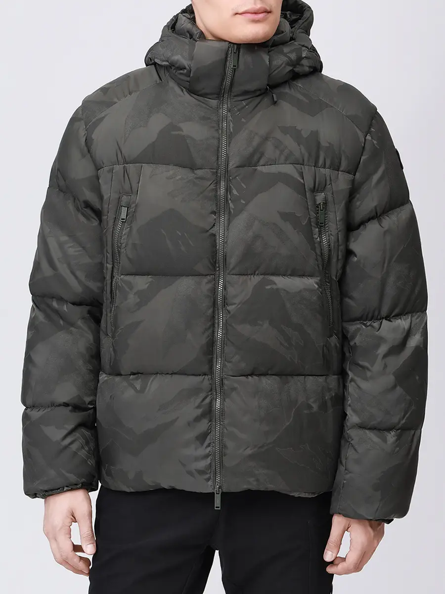 Пуховик стеганый