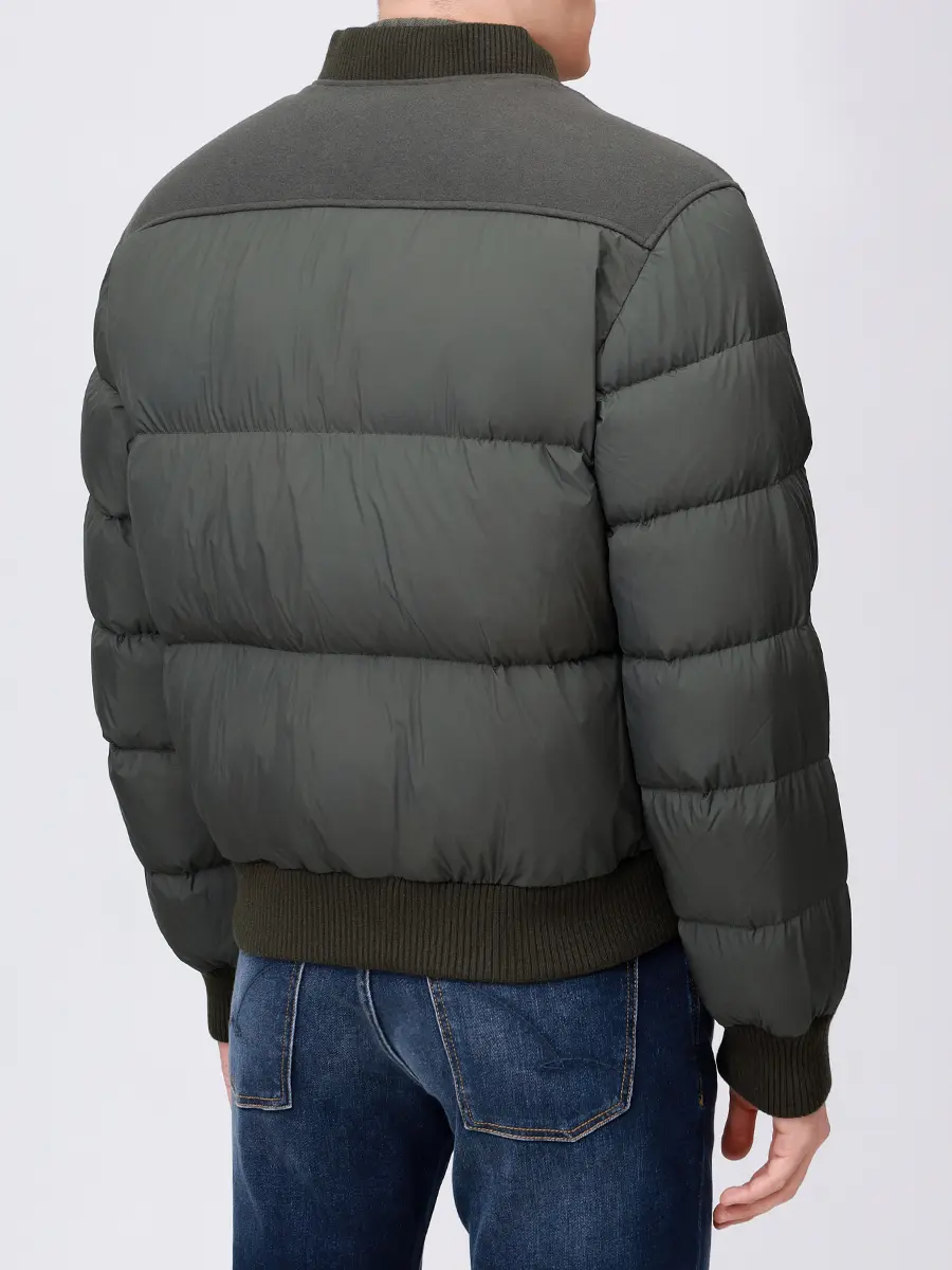 Бомбер комбинированный