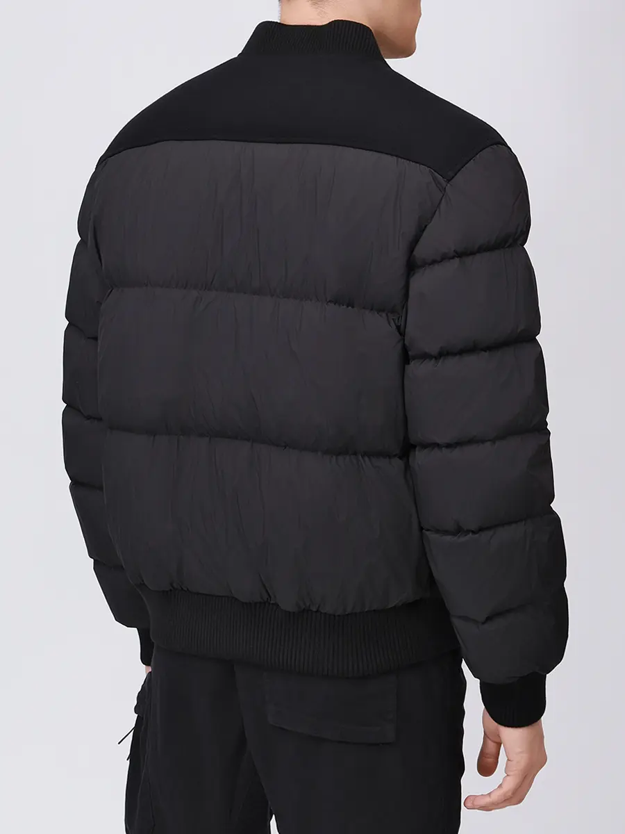 Бомбер комбинированный