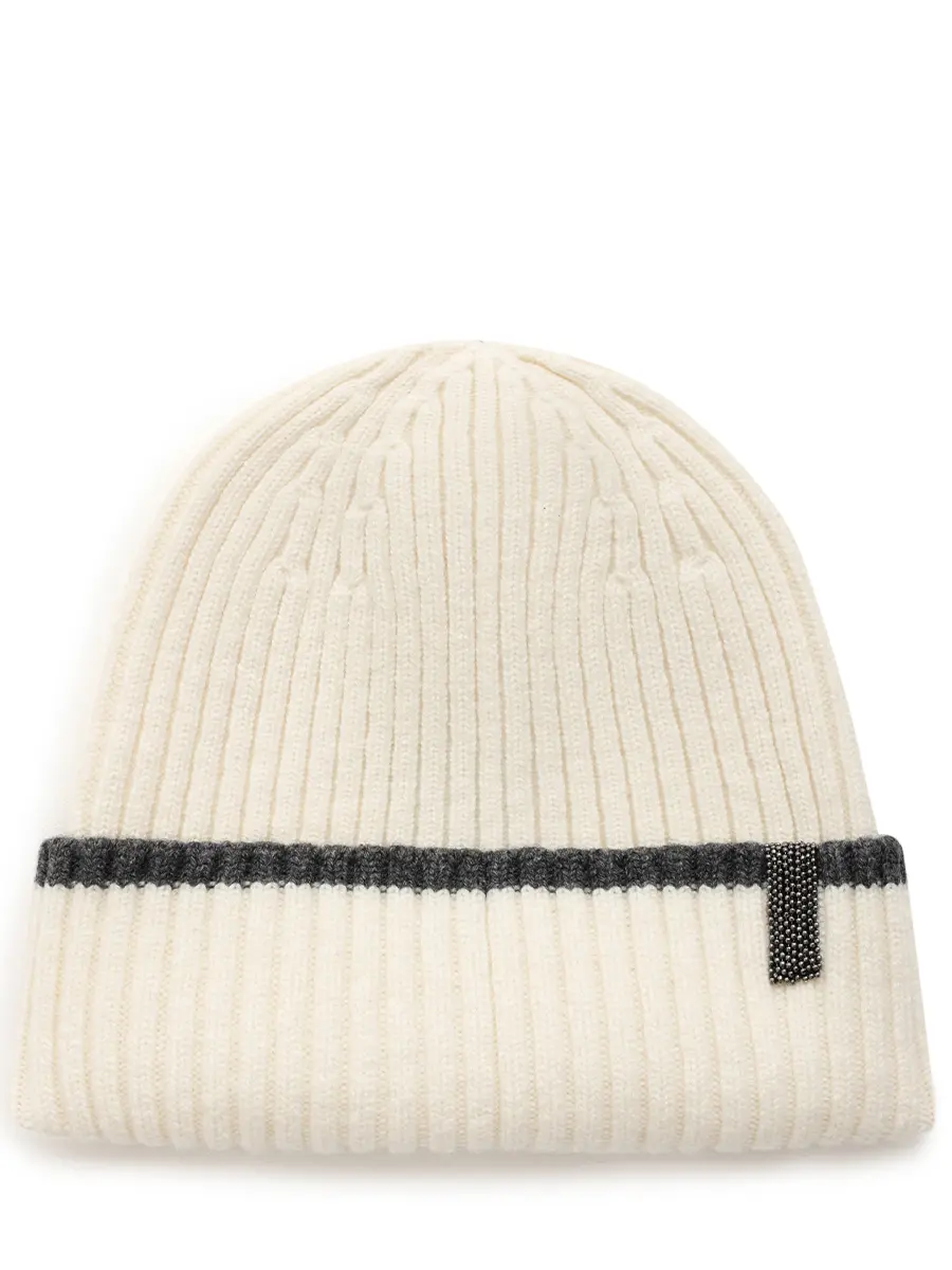 Шапка из шерсти и кашемира