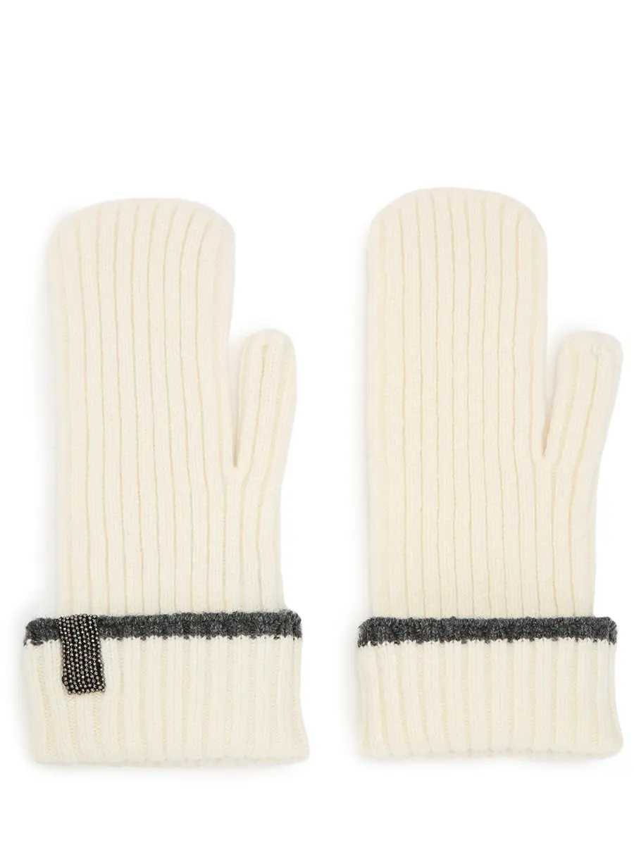 Варежки из шерсти и кашемира