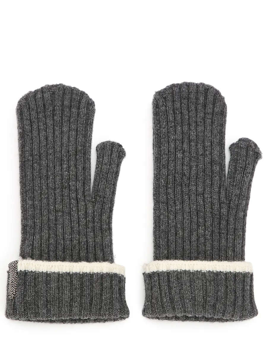 Варежки из шерсти и кашемира