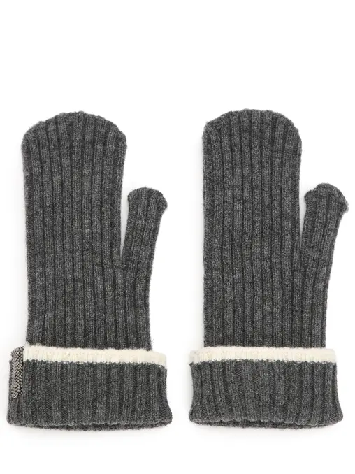 Варежки из шерсти и кашемира FREE AGE