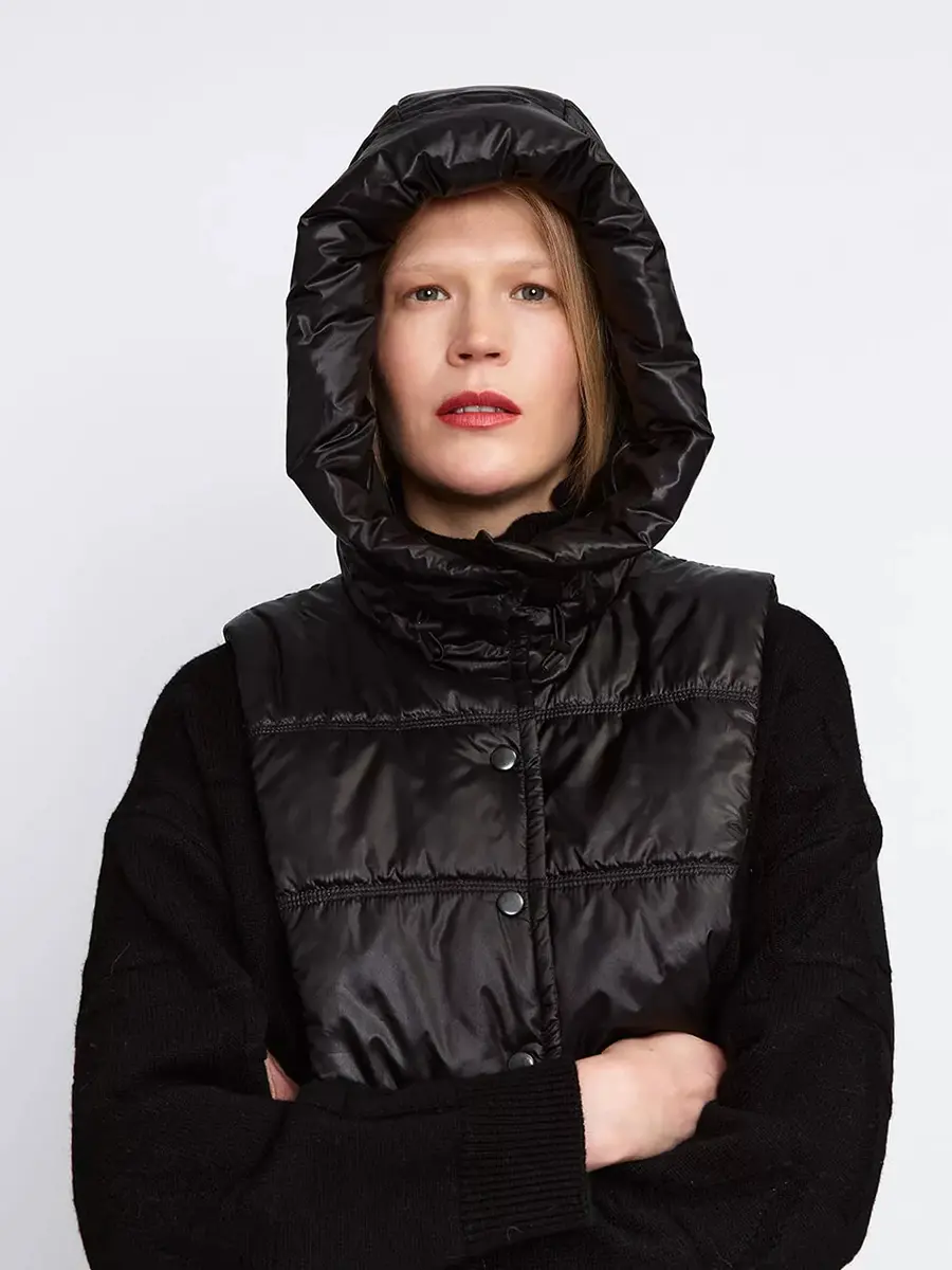 Капюшон стеганый