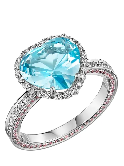 Кольцо с аквамарином NATASHA LIBELLE