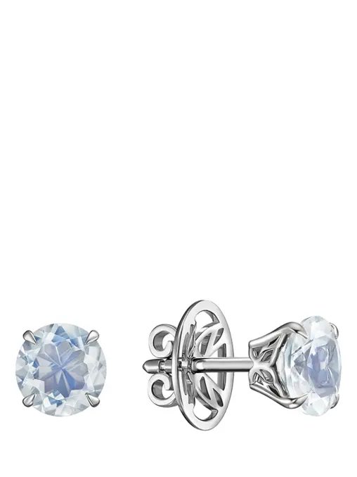 Пусеты с адулярами из золота NATASHA LIBELLE