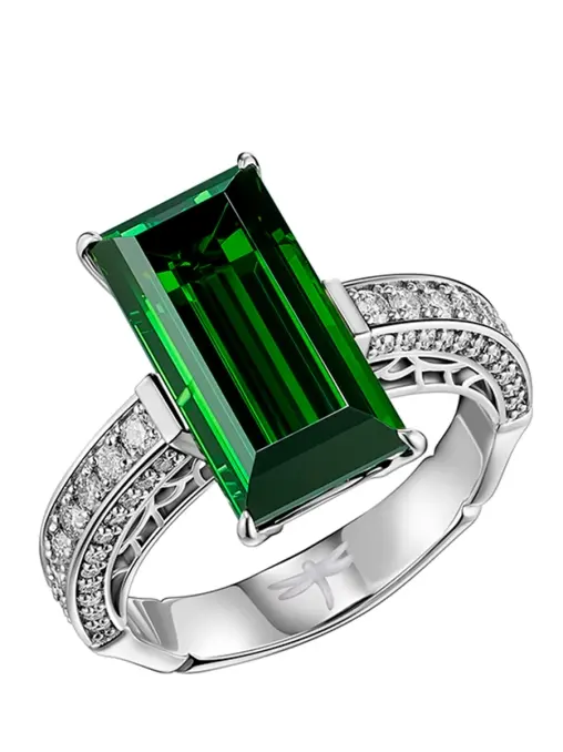 Кольцо с турмалином и бриллиантами NATASHA LIBELLE