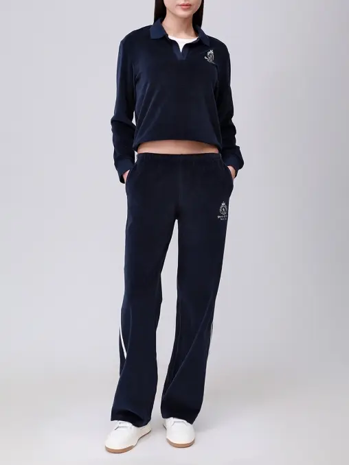 Поло хлопковое SPORTY & RICH