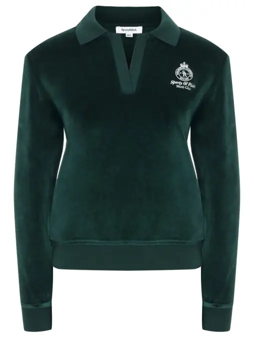 Поло хлопковое SPORTY & RICH