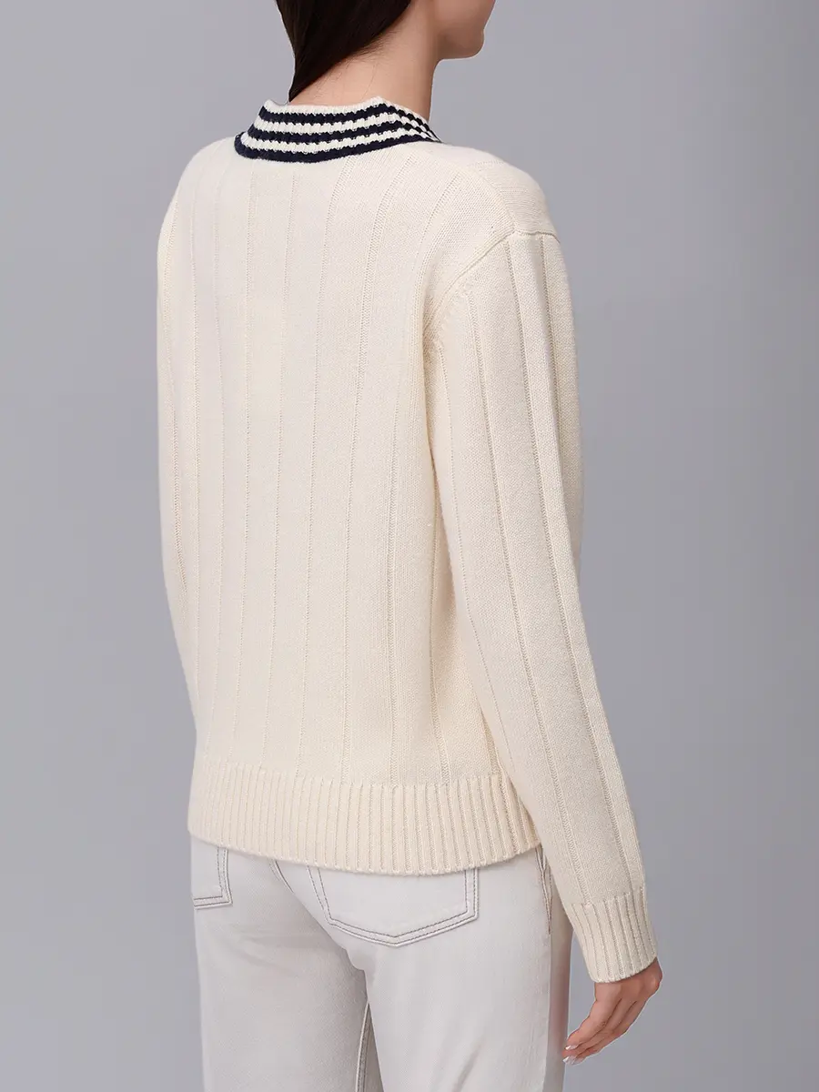 Пуловер из кашемира и шерсти