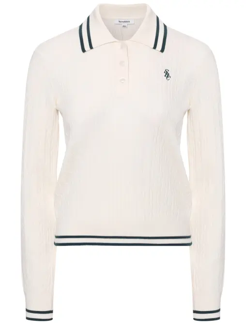 Поло из вискозы SPORTY & RICH