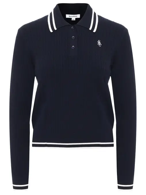 Поло из вискозы SPORTY & RICH