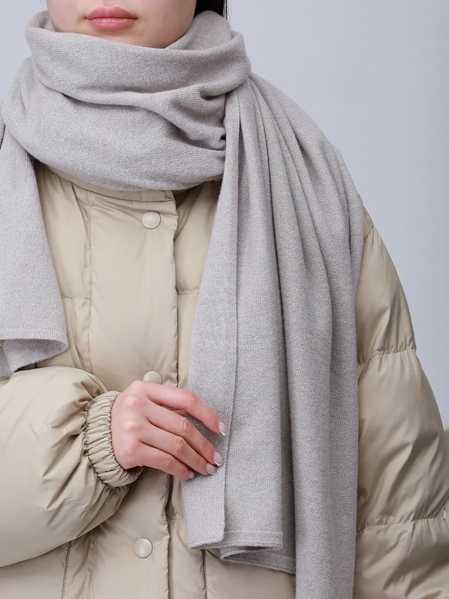 Палантин из шерсти и вискозы Pure